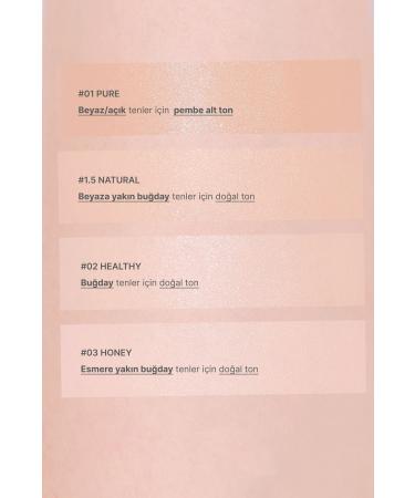 Amuse Dew Wear Foundation (KORENDY) Natural Concealer Foundation with Lasting Brightening Effect 35ml #03 Honey - Buy Online on GoSupps.com