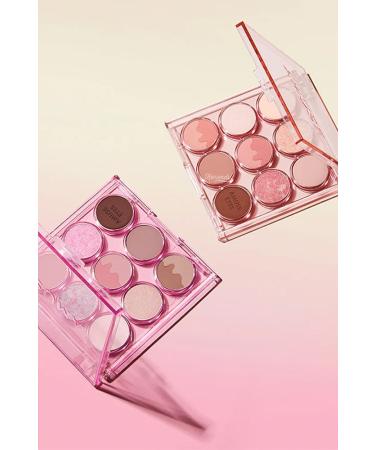 Amuse Eye Vegan Color Palette (KORENDY) Skin Tone Compatible Silky Eyeshadow Palette 0.6 X 9g #01 Warm Boksoonga - Buy Online on GoSupps.com