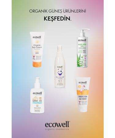 Ecowell Organic Sun Cream Spf 50 Vegan Certified Mineral Filter Face and Body Uva Uvb Protection 110 gr - Buy Online on GoSupps.com