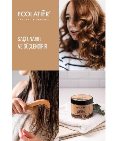 ECOLATIER Moisturizing Hair Mask Repairing Strengthening Care Mask for Damaged and Dyed Hair 380ml - Buy Online on GoSupps.com