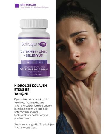 Collagen Life 5 Types Collagen Type 1 Type 2 Type 3 Type 5 Type 10 2 Li - Buy Online on GoSupps.com