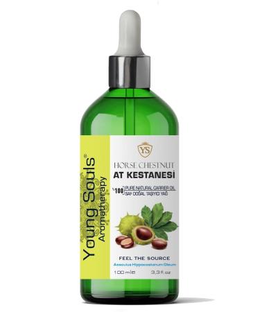YOUNG SOULS Horse Chestnut Carrier Oil ( Cold Pressed ) Horse Chestnut Carrier Oil ( Cold Pressed ) 100 ml - Buy Online on GoSupps.com