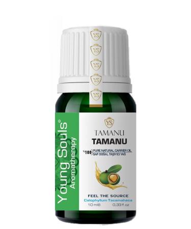 YOUNG SOULS Aromatherapy Tamanu Carrier Oil (Cold Pressed) Herbal Carrier Oil (Cold Pressed) 10 ml - Buy Online on GoSupps.com