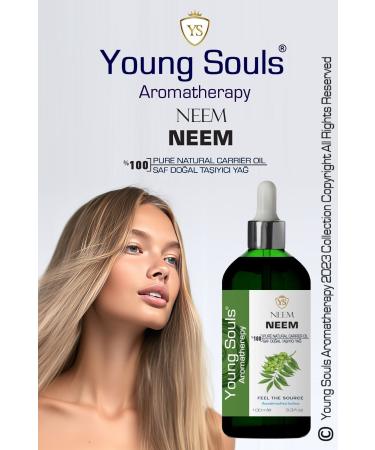 YOUNG SOULS Aromatherapy Neem Carrier Oil (Cold Pressed) Herbal Carrier Oil (Cold Pressed) 100 ml - Buy Online on GoSupps.com