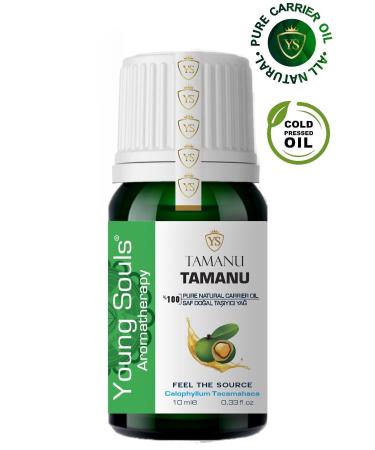 YOUNG SOULS Aromatherapy Tamanu Carrier Oil (Cold Pressed) Herbal Carrier Oil (Cold Pressed) 10 ml - Buy Online on GoSupps.com