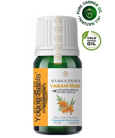 YOUNG SOULS Aromatherapy Sea Buckthorn Carrier Oil Wild Buckthorn Carrier Oil 10 ml - Buy Online on GoSupps.com
