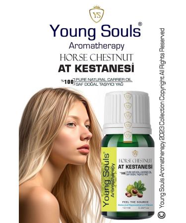 YOUNG SOULS Horse Chestnut Carrier Oil ( Cold Pressed ) Horse Chestnut Herbal Carrier Oil ( Cold Pressed ) 10 ml - Buy Online on GoSupps.com
