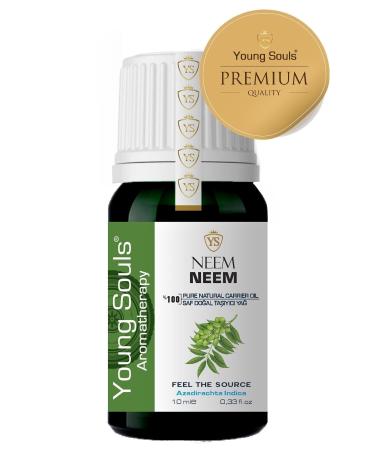 YOUNG SOULS Aromatherapy Neem Carrier Oil (Cold Pressed) Herbal Carrier Oil (Cold Pressed) 10 ml - Buy Online on GoSupps.com