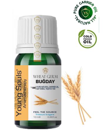 YOUNG SOULS Wheat Carrier Oil ( Cold Pressed ) Wheat Germ Vegetable Carrier Oil ( Cold Pressed ) 10 ml