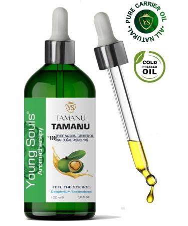 YOUNG SOULS Aromatherapy Tamanu Carrier Oil (Cold Pressed) Tamanu Herbal Carrier Oil (Cold Pressed) 100 ml - Buy Online on GoSupps.com