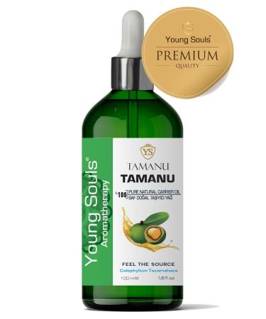 YOUNG SOULS Aromatherapy Tamanu Carrier Oil (Cold Pressed) Tamanu Herbal Carrier Oil (Cold Pressed) 100 ml - Buy Online on GoSupps.com