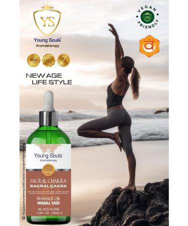 YOUNG SOULS Aromatherapy Sacral Chakra Serum & Massage Oil Sacral Chakra Serum & Massage Oil 100 ml - Buy Online on GoSupps.com
