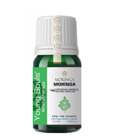 YOUNG SOULS Aromatherapy Moringa Carrier Oil ( Cold Pressed ) Carrier Oil ( Cold Pressed ) 10 ml - Buy Online on GoSupps.com