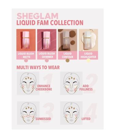 SHEGLAM COLOR BLOOM LIQUID BLUSH Liquid blush with sponge - Buy Online on GoSupps.com