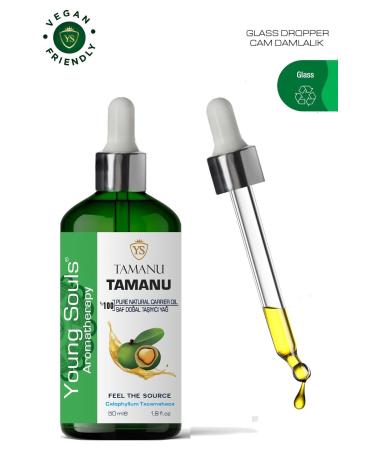 YOUNG SOULS Aromatherapy Tamanu Carrier Oil (Cold Pressed) Tamanu Herbal Carrier Oil (Cold Pressed) 50 ml - Buy Online on GoSupps.com