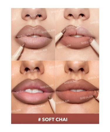 SHEGLAM GLAM 101 LIPSTICK & LINER DUO 2 In 1 Matte Lip Liner and Long Lasting Lipstick Set Makeup - Buy Online on GoSupps.com