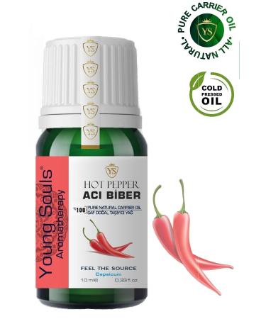 YOUNG SOULS Hot Pepper Carrier Oil ( Cold Pressed ) Hot Pepper Herbal Carrier Oil ( Cold Pressed ) 10 ml