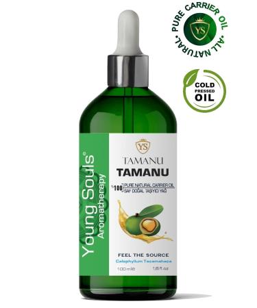 YOUNG SOULS Aromatherapy Tamanu Carrier Oil (Cold Pressed) Tamanu Herbal Carrier Oil (Cold Pressed) 100 ml - Buy Online on GoSupps.com
