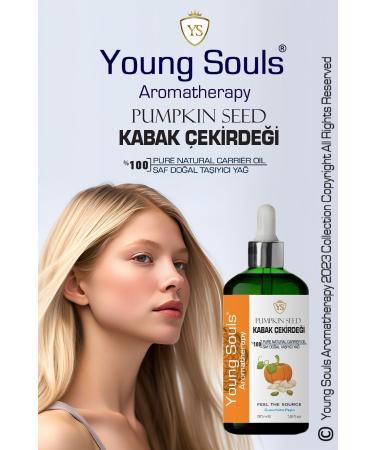 YOUNG SOULS Pumpkin Seed Carrier Oil ( Cold Pressed ) 50 Ml - Buy Online on GoSupps.com