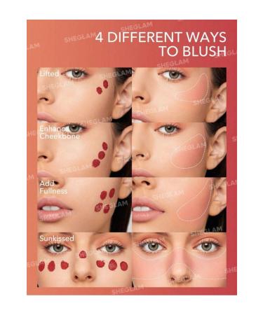 SHEGLAM Color Bloom Liquid Blush Makeup For Cheeks Matte Finish-Rose Ritual - Buy Online on GoSupps.com