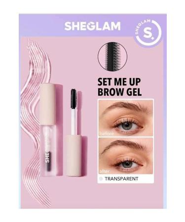 SHEGLAM Eyebrow Fixing Mascara-Waterprooof- Transparent Gel Eyebrow Mascara