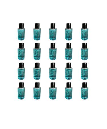 omeyva Disposable Mini Hotel Travel Camping Shower Gel - Blue - Bottle - 30 cc / 30 ml. - 20 Pieces