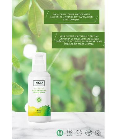INCIA 0 Natural Protective Body Lotion Spray for Newborn Baby Child Lemon Eucalyptus Vegan 100 ml - Buy Online on GoSupps.com
