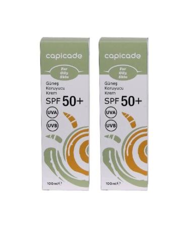 Capicade Sunscreen Cream Spf 50+ (Oily Skin) 100x2 Ml