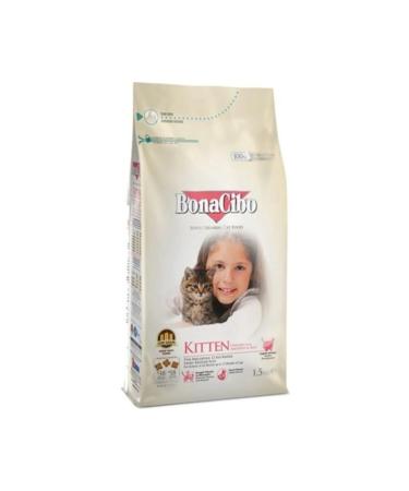 BonaCibo Kitten Kitten Cat Food 1.5 kg Chicken Kitten Cat Food