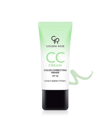 Golden Rose Cc Cream Color Correcting Primer No: 04 Green - Skin Color Balancing Cc Cream - 8691190121402