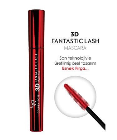 Golden Rose 3d Fantastic Lash Mascara Black - Volumizing Mascara - 8691190067496