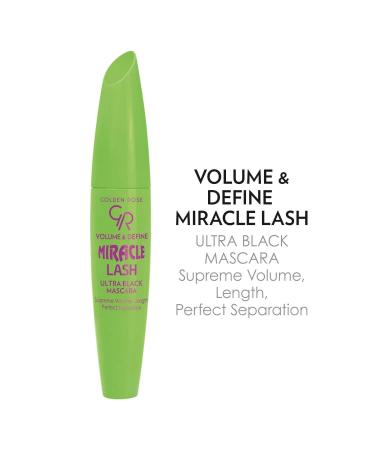 Golden Rose Volume & Define Miracle Lash Ultra Black Mascara - Volumizing Mascara - 8691190069797