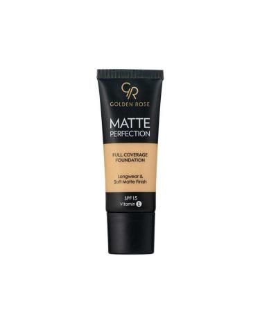 Golden Rose Matte Perfection Full Coverage Foundation No: Warm 07 - Matte Foundation - 8691190509507