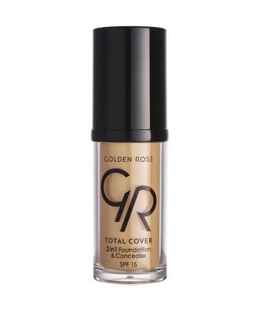 Golden Rose Total Cover 2in1 Foundation&concealer No: 23 Medium Yellow Beige - Foundation&concealer - 8691190963835