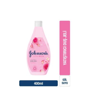 Johnson & Johnson Johnsons Shower Gel Vita-Rich Rose Water Soothing 400ml