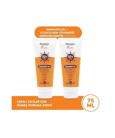 Dermoskin SUN CREAM THAT PREVENTS SPOT PROLONGATION AND PROTECTS FROM RADIATION SPF 50+ 75 ML-2 PACK DEMB.409 - Buy Online on GoSupps.com