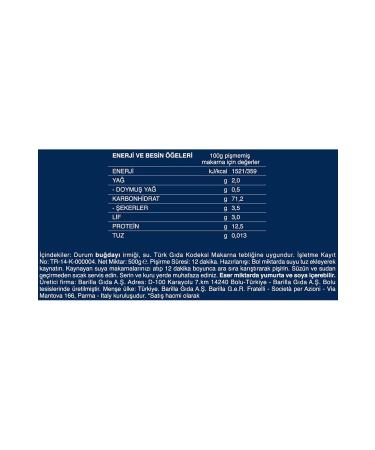 Barilla Tortiglioni (thick Cut) Pasta 500 GX 3 Pieces - Buy Online on GoSupps.com