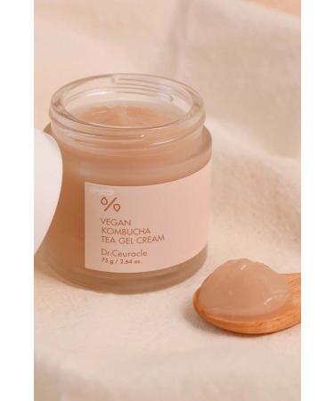 Dr.Ceuracle Vegan Kombucha Tea Gel Cream (KORENDY) Brightening Intensive Probiotic Kombucha Gel Cream 75gr - Buy Online on GoSupps.com