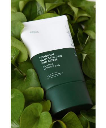 ANUA Heartleaf Silky Moisture Sun Cream (KORENDY) Skin Calming Silky Texture Sun Cream 50ml - Buy Online on GoSupps.com