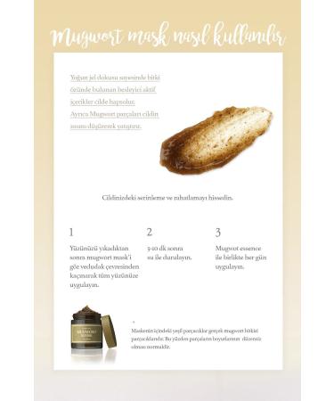 I'm From mini Size Mugwort Mask (KORENDY) Soothing Repair Wormwood Mask 30gr - Buy Online on GoSupps.com