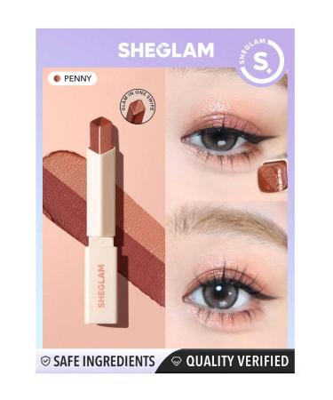 SHEGLAM Eyeshadow Duo Stick Form penny