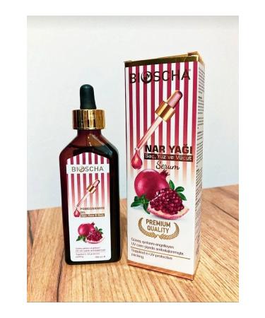BIOSCHA COSMETICS Pomegranate Oil 100 ml hair hand face and body Serum