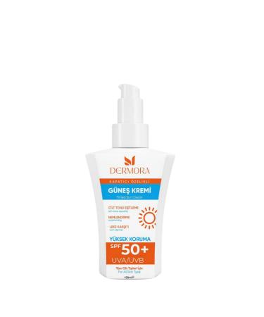 Dermora Sun Cream Tinted (concealer) Feature 50 Spf