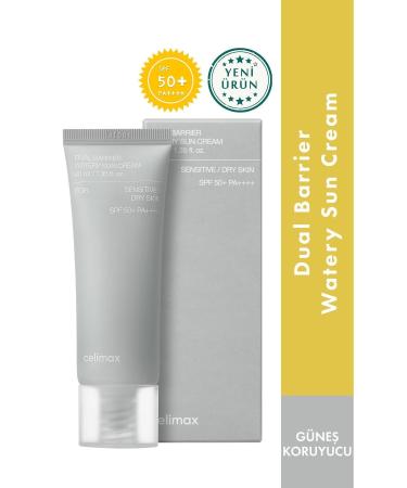 Celimax Sensitive and Dry Skin Barrier Repair Water Based Sun Cream - Dual Barrier Watery Sun Cream
