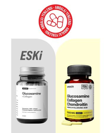 anocin Glucosamine Chondroitin Msm Collagen Curcumin Tablet 1500 Mg Glucosamine Chondroitin Collagen - Buy Online on GoSupps.com