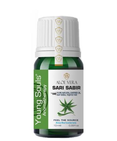 YOUNG SOULS Aloe Vera Carrier Oil (Cold Press) Yellow Patience Herbal Carrier Oil (Cold Press) 10 ml - Buy Online on GoSupps.com
