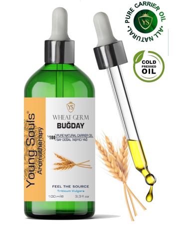 YOUNG SOULS Wheat Carrier Oil ( Cold Pressed ) Wheat Germ Vegetable Carrier Oil ( Cold Pressed ) 100 ml