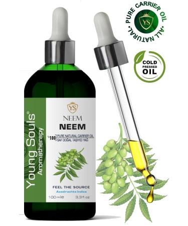 YOUNG SOULS Aromatherapy Neem Carrier Oil (Cold Pressed) Herbal Carrier Oil (Cold Pressed) 100 ml