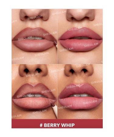 SHEGLAM GLAM 101 LIPSTICK & LINER DUO 2 In 1 Matte Lip Liner and Long Lasting Lipstick Set Makeup - Buy Online on GoSupps.com