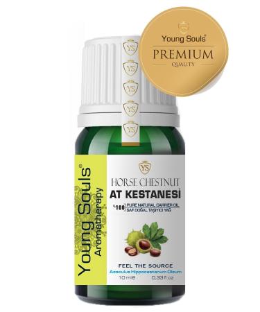YOUNG SOULS Horse Chestnut Carrier Oil ( Cold Pressed ) Horse Chestnut Herbal Carrier Oil ( Cold Pressed ) 10 ml - Buy Online on GoSupps.com